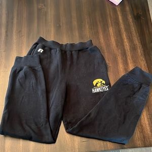 Iowa Hawkeye sweats - size 10-12